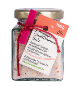 Chilli Blumen Salz